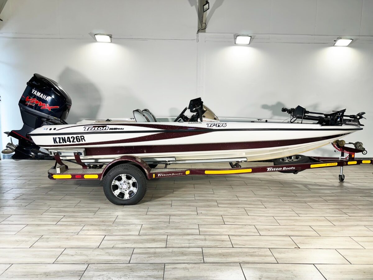 Triton TR 196 bass boat at Waterworld