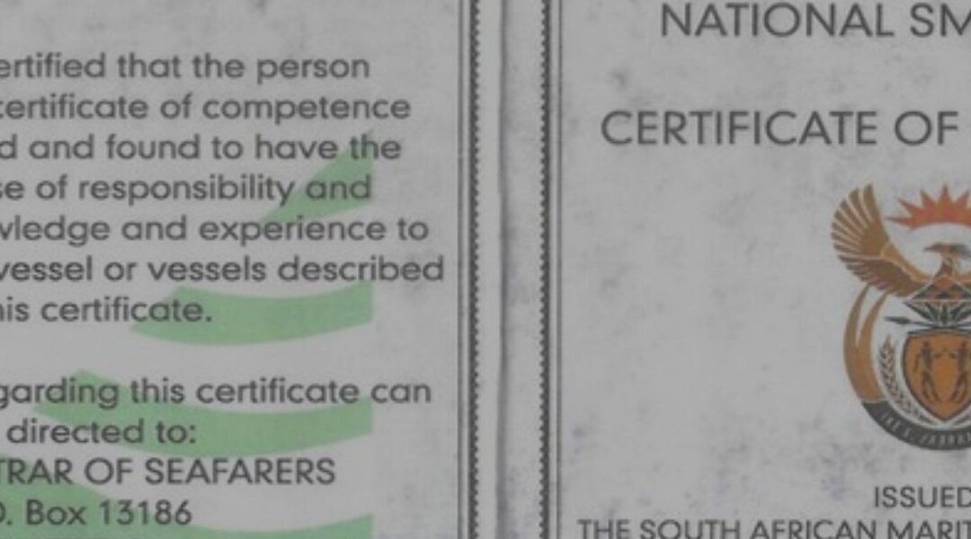Skippers Licence in South Africa: What You Need to Know